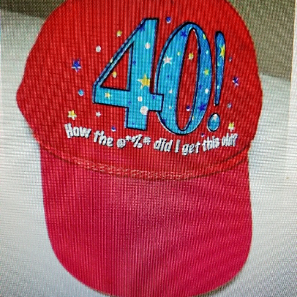 40th Birthday Baseball Cap Hat How the #$%^ did I